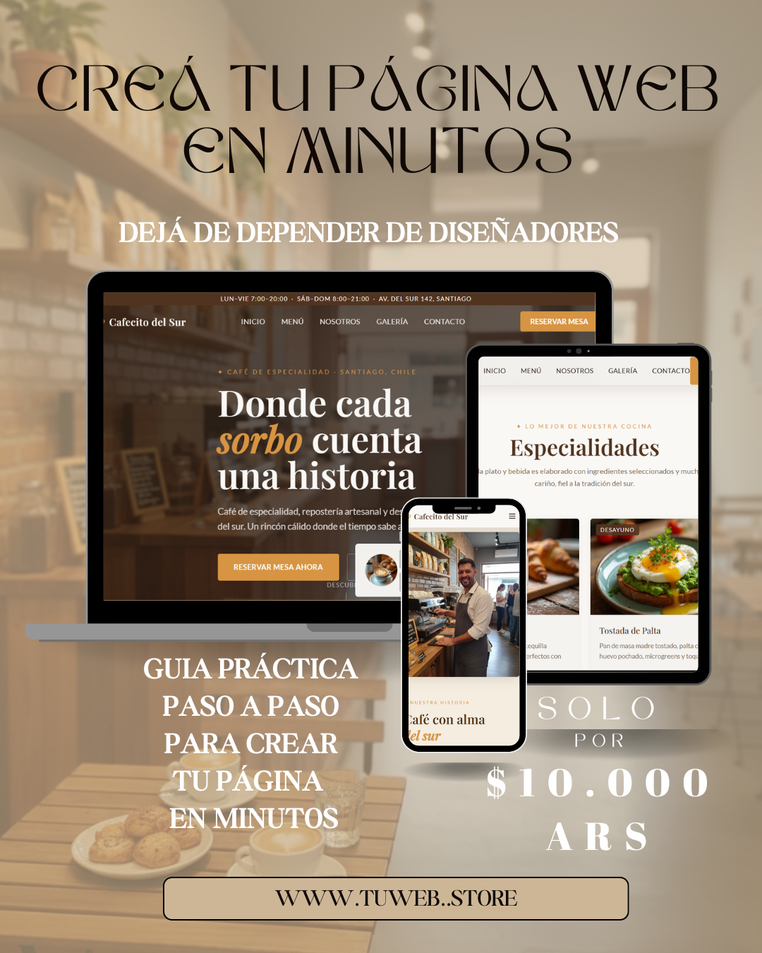 paginas web con IA